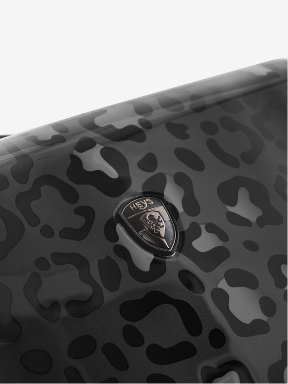 Heys Černý vzorovaný cestovní kufr Heys Black Leopard S