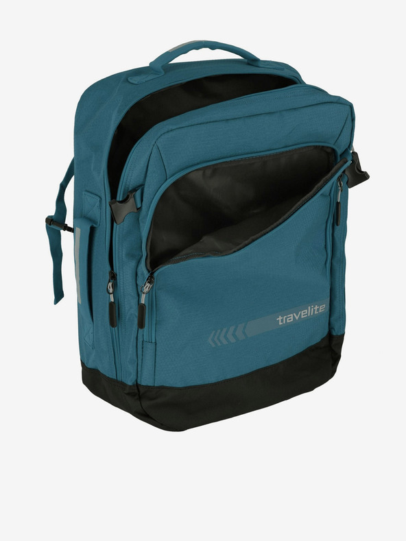 Travelite Petrolejový unisex cestovní batoh Travelite Kick Off Multibag Backpack Petrol