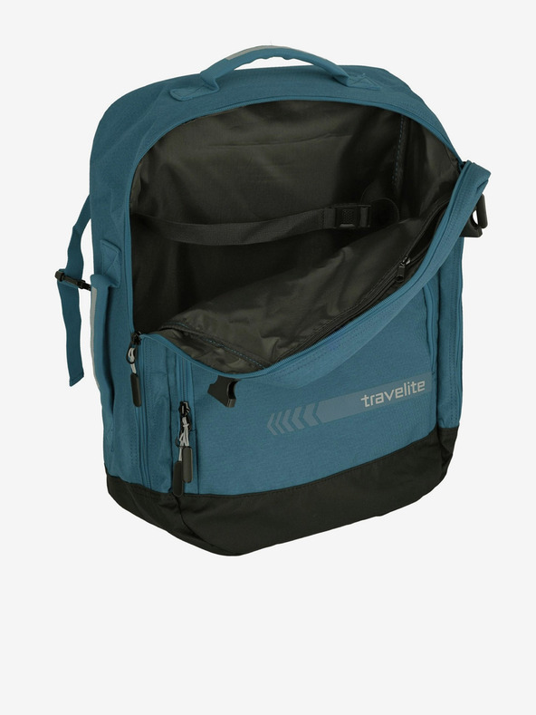 Travelite Petrolejový unisex cestovní batoh Travelite Kick Off Multibag Backpack Petrol