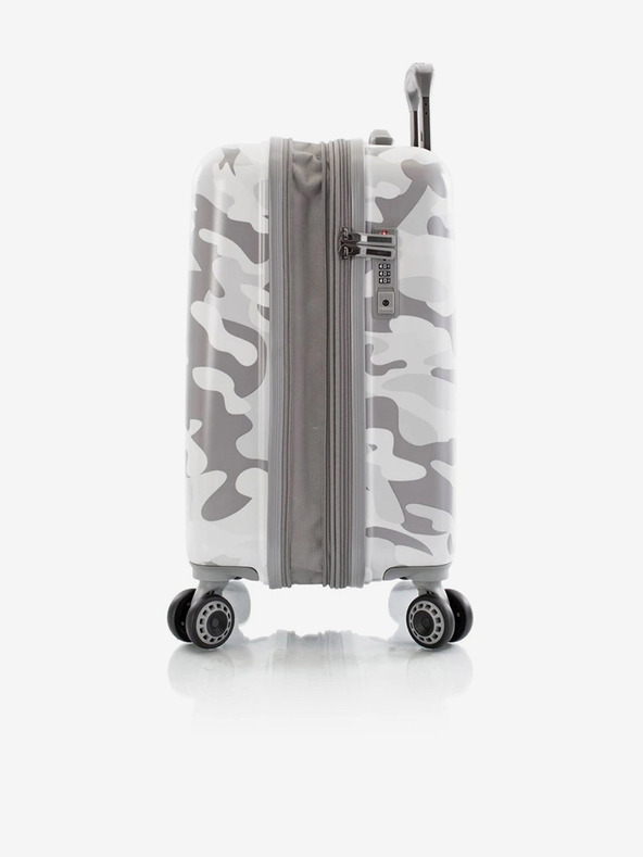Heys Bílý cestovní kufr Heys White Camo S