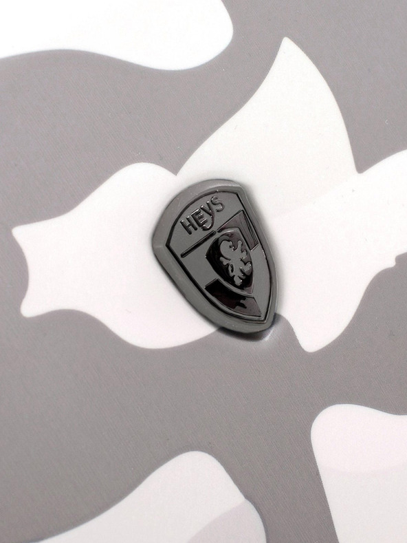 Heys Šedý vzorovaný cestovní kufr Heys White Camo L