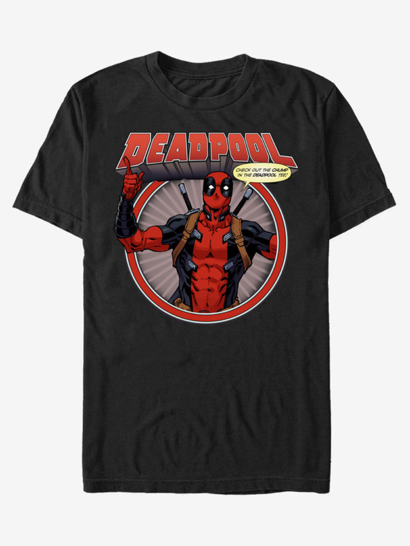 ZOOT.Fan Černé pánské tričko ZOOT.Fan Marvel Deadpool Chump