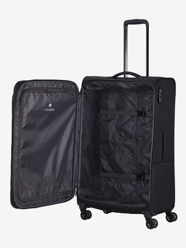 Travelite Sada tří cestovních kufrů v černé barvě Travelite Chios S,M,L Black