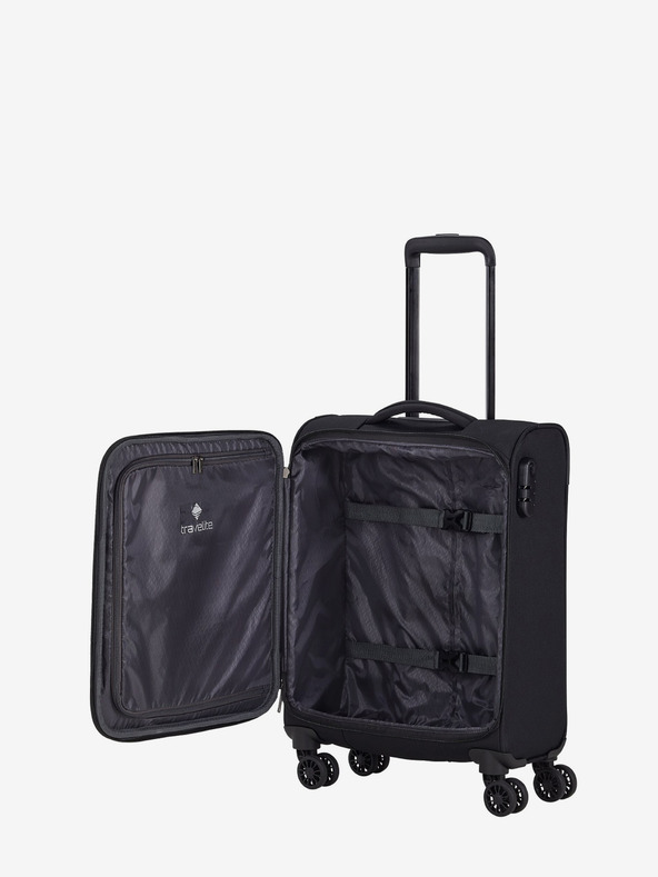 Travelite Černý cestovní kufr Travelite Chios S Black