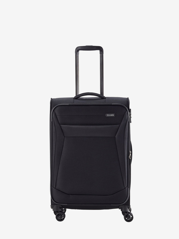 Travelite Černý cestovní kufr Travelite Chios M Black