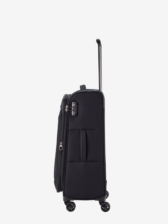 Travelite Černý cestovní kufr Travelite Chios M Black