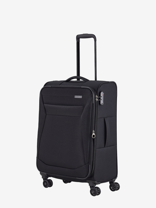 Travelite Černý cestovní kufr Travelite Chios M Black