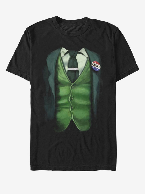 ZOOT.Fan Černé unisex tričko ZOOT.Fan Marvel Loki Costume