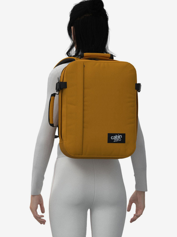 CabinZero Hořčicový unisex batoh CabinZero Classic Tech (28L)