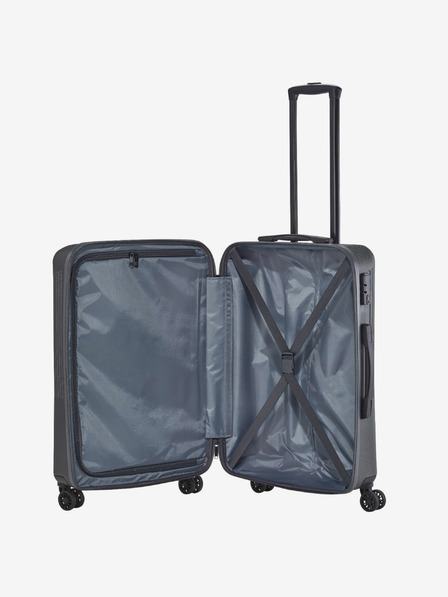 Travelite Sada tří cestovních kufrů v tmavě šedé barvě Travelite Bali S,M,L