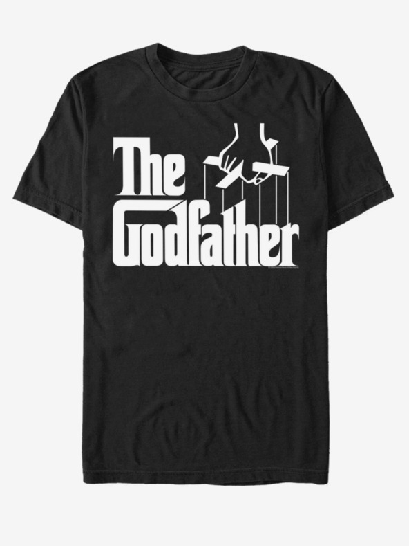 ZOOT.Fan Černé unisex tričko ZOOT.Fan Paramount Godfather Logo