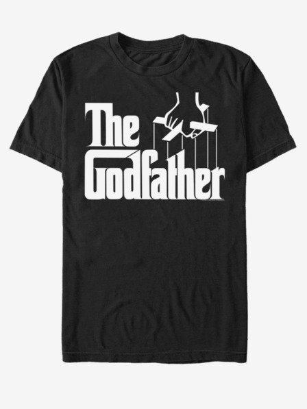 ZOOT.Fan Černé unisex tričko ZOOT.Fan Paramount Godfather Logo