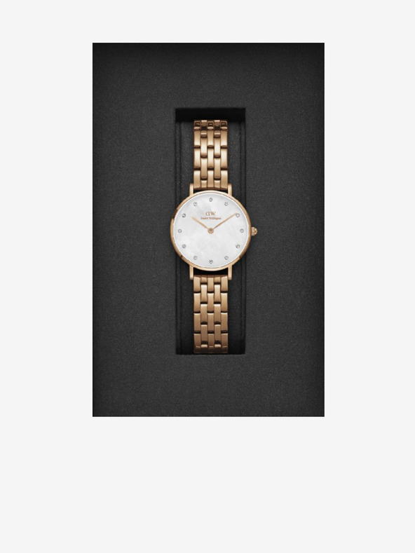 Daniel Wellington Dámské hodinky v růžovozlaté barvě Daniel Wellington Petite Lumine