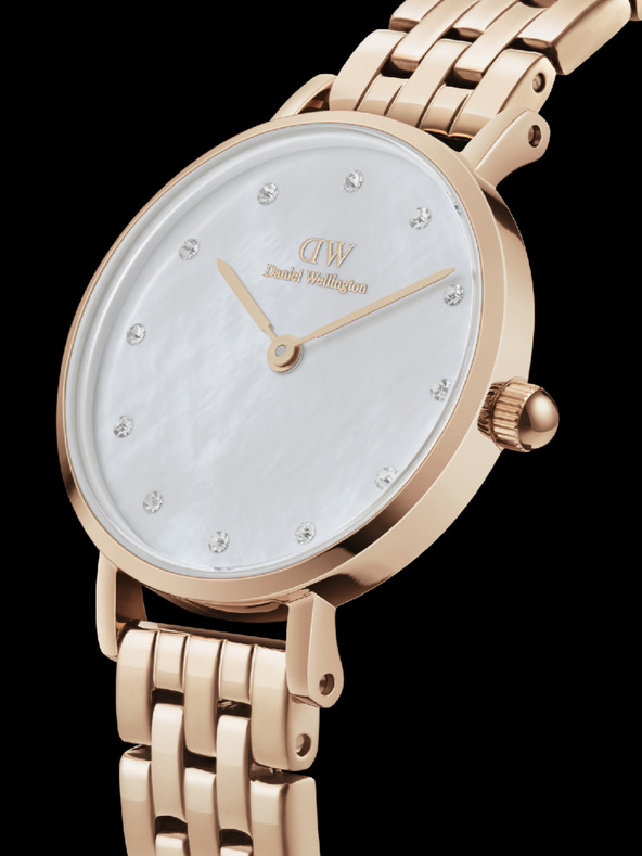 Daniel Wellington Dámské hodinky v růžovozlaté barvě Daniel Wellington Petite Lumine