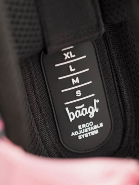 BAAGL  Šedá školní aktovka zippy panda Baagl