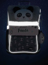 BAAGL  Šedá školní aktovka zippy panda Baagl