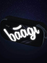 BAAGL  Černý školní penál etue skate bluelight Baagl
