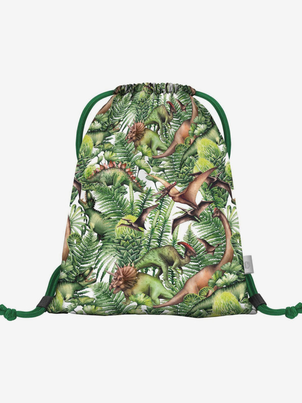 BAAGL  Zelený vak s kapsou Baagl Dinosaurs