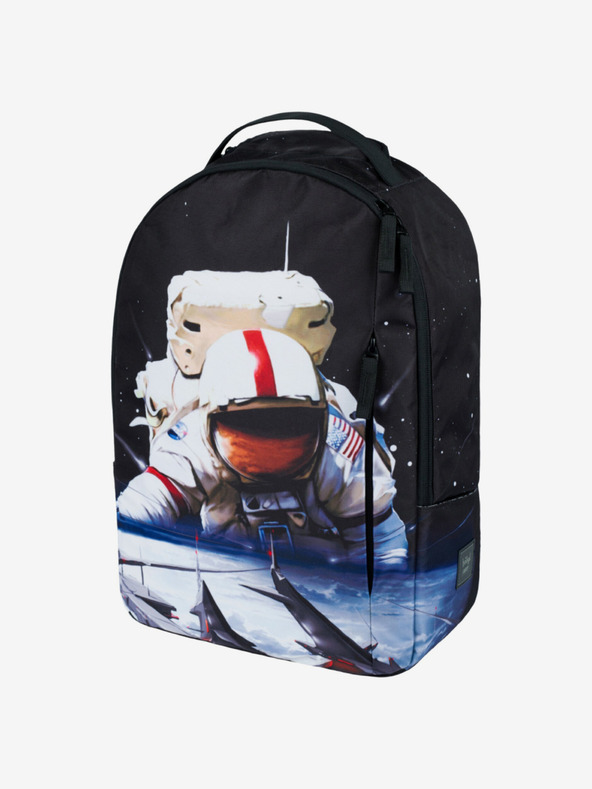 BAAGL  Černý batoh Baagl eARTh - Cosmonaut by Caer8th