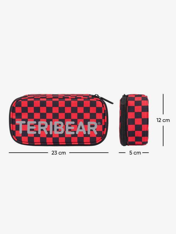 BAAGL  Černý školní set Skate batoh, penál a sáček Baagl Teribear