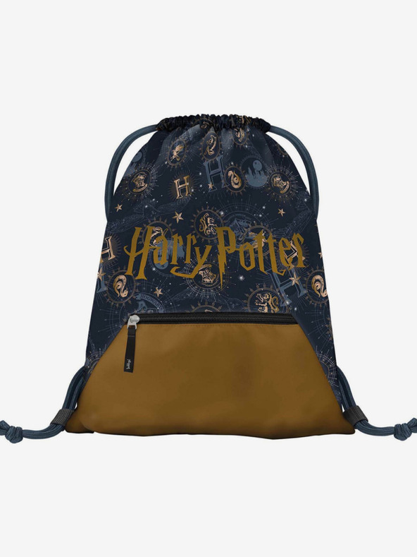 BAAGL  Černý vak s kapsou Baagl Harry Potter Bradavice