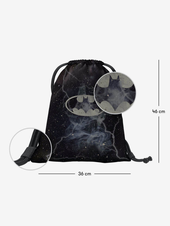 BAAGL  Černý vak Baagl Batman Storm