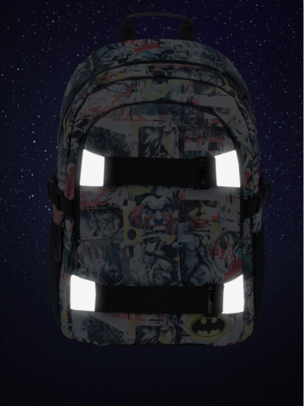 BAAGL  Černý školní batoh Baagl Skate Batman Komiks