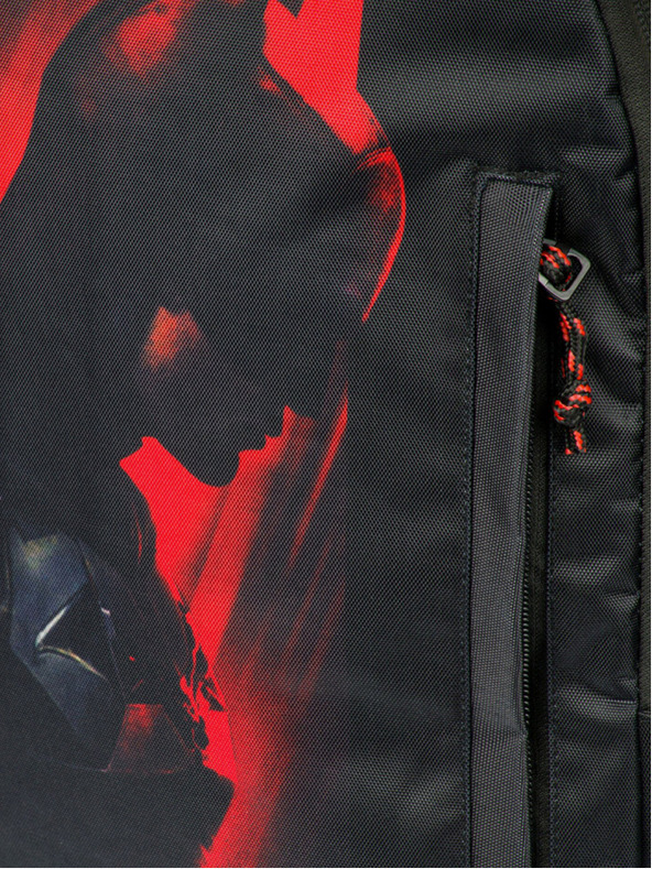 BAAGL  Černý batoh Baagl eARTh Batman Red
