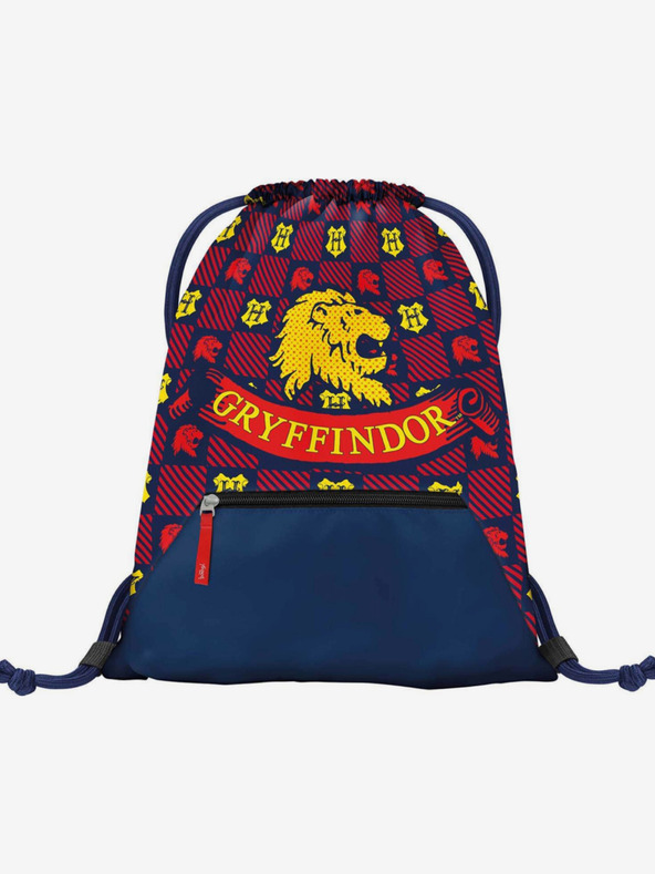 BAAGL  Červeno-modrý školní set - aktovka, penál, sáček Baagl Zippy Harry Potter Nebelvír