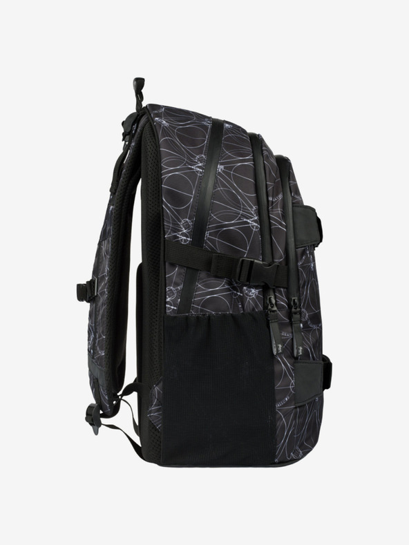 BAAGL  Černý školní set - batoh, etue, sáček Baagl Skate Harry Potter Relikvie smrti