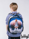 BAAGL  Modrá školní aktovka Baagl Shelly Space Shuttle