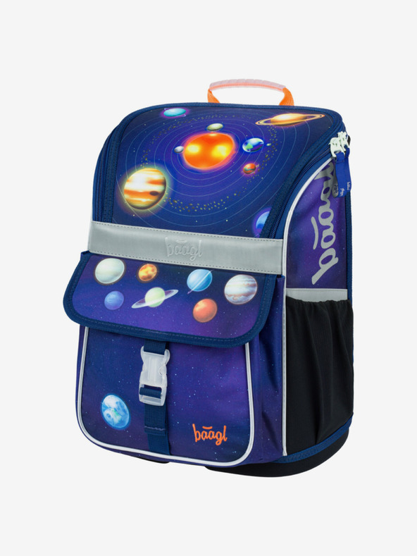 BAAGL  Modrý školní aktovka Zippy Baagl Planety