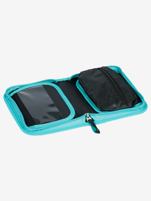 BAAGL  Modrý školní set Ergo - aktovka, penál, sáček Baagl Butterfly