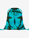 BAAGL  Modrý školní set Ergo - aktovka, penál, sáček Baagl Butterfly