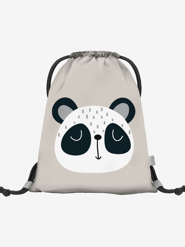 BAAGL  Šedý předškolní vak Baagl Panda