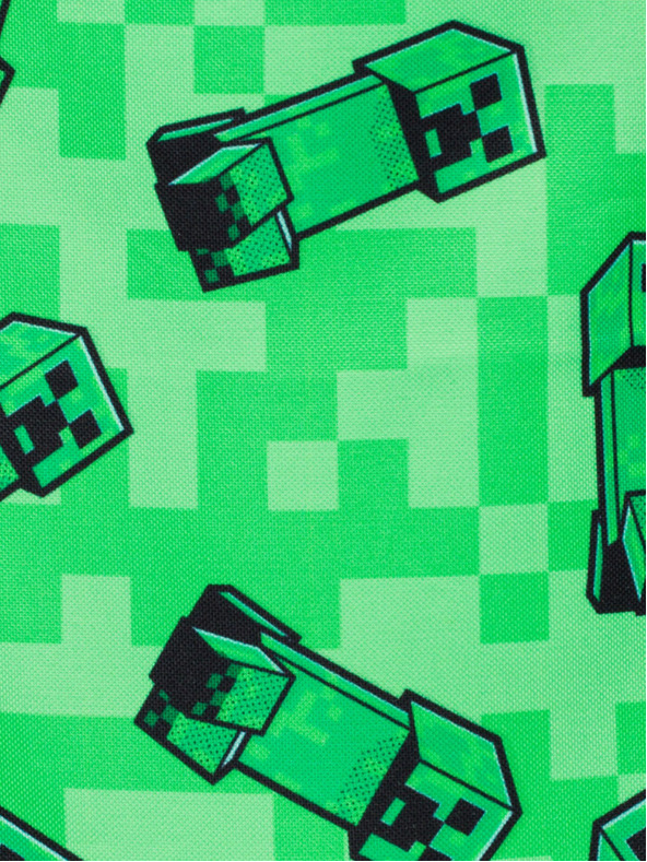 BAAGL  Zelený vak Baagl Minecraft  Creeper