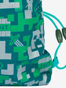 BAAGL  Zelený vak Baagl Minecraft Silver Creeper
