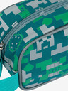 BAAGL  Zelený školní set - penál, sáček Baagl Minecraft 2 Silver Creeper