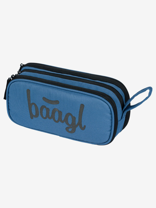 BAAGL  Modrý školní set - batoh, penál, sáček Baagl Coolmate Ocean Blue