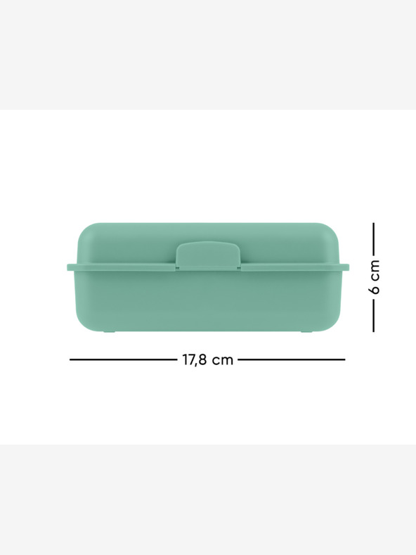BAAGL  Zelený box na svačinu Baagl Green