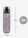 BAAGL  Šedá tritanová láhev na pití panda, 500 ml Baagl