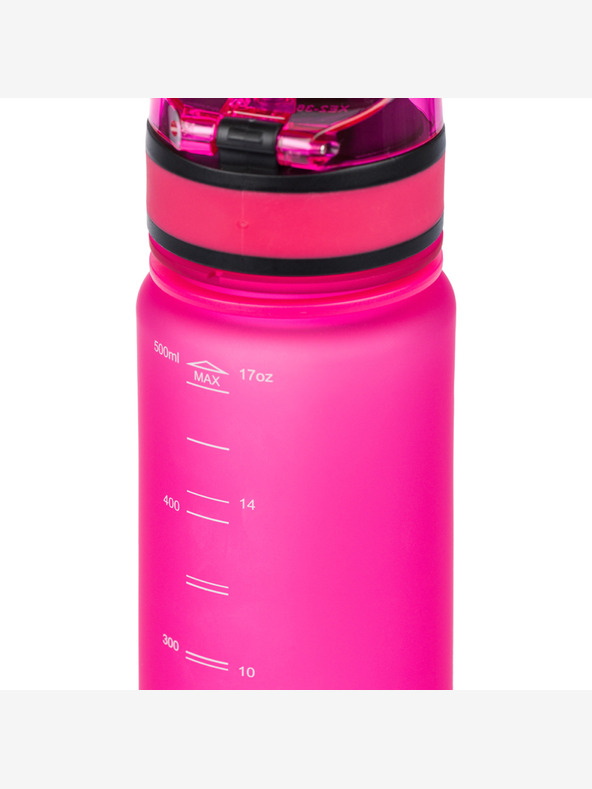 BAAGL  Růžová tritanová láhev na pití logo - růžová, 500 ml Baagl