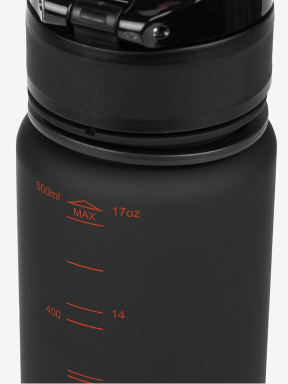BAAGL  Černá tritanová láhev na pití batman red, 500 ml Baagl
