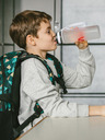 BAAGL  Bílá tritanová láhev na pití nasa, 500 ml Baagl