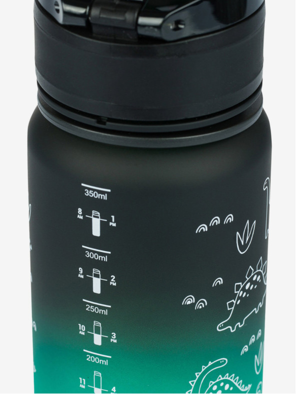 BAAGL  Zelená tritanová láhev na pití gradient dino, 350 ml Baagl