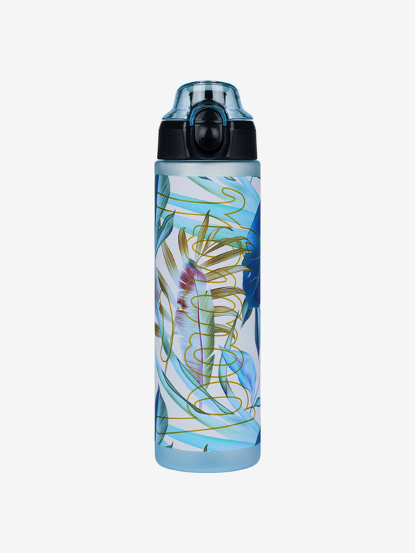 BAAGL  Fialová tritanová láhev na pití leafs, 700 ml Baagl