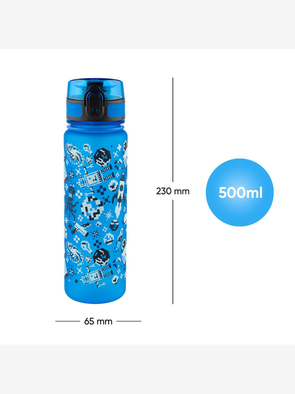 BAAGL  BAAGL Tritanová láhev na pití Space Game, 500 ml BAAGL