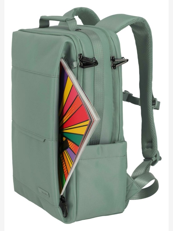 Travelite Batoh Travelite Workfloow Backpack M Sage