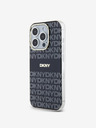 DKNY PC/TPU Repeat Pattern Tonal Stripe Magsafe Zadní Kryt pro iPhone 13 Pro Max Black DKNY