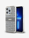 DKNY PC/TPU Repeat Pattern Tonal Stripe Magsafe Zadní Kryt pro iPhone 14 Pro Max Beige DKNY